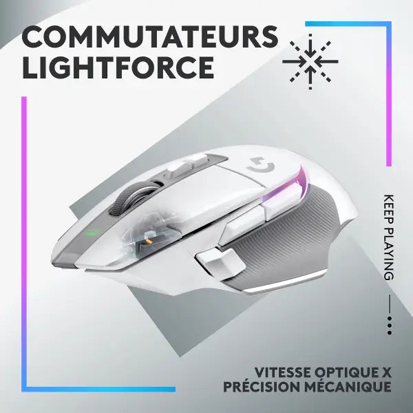 Logitech G502X Plus LIGHTSPEED RGB Blanc Logitech G502X Plus LIGHTSPEED RGB Blanc